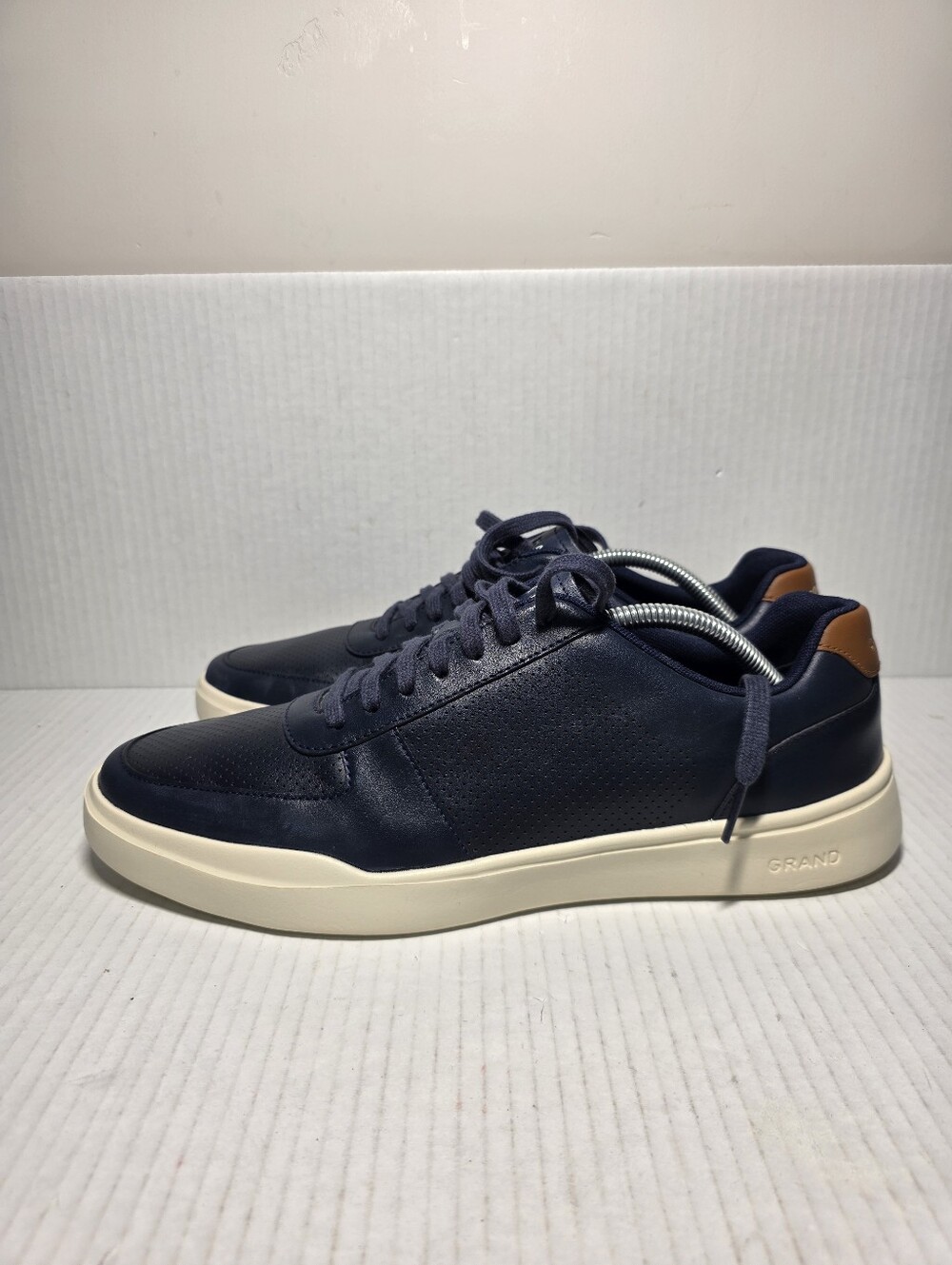 Cole Haan Z2806 Navy Grand Crosscourt Modern Perf Casual Sneaker Size 10.5 M